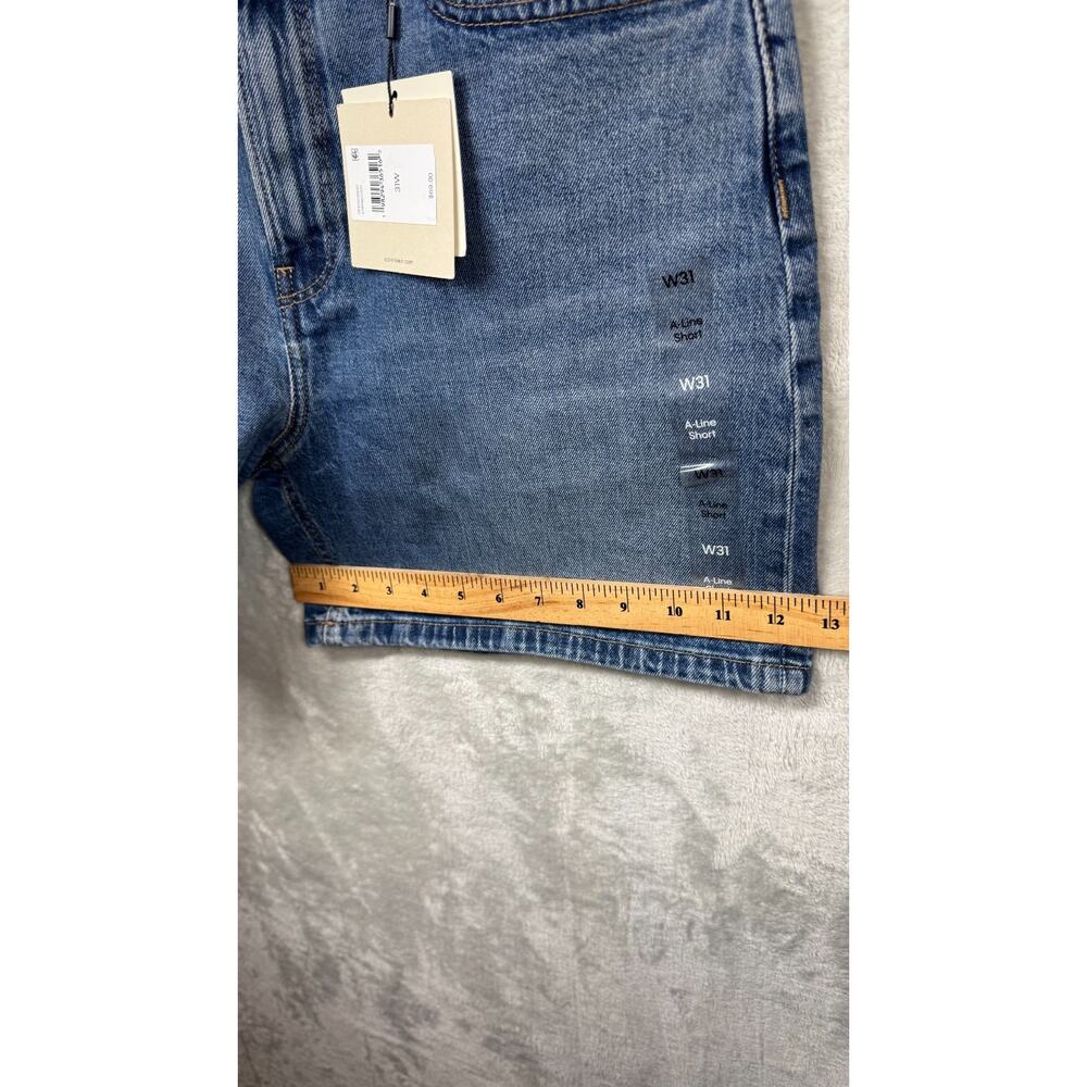 Calvin Klein Jeans NEW Short Womens W31 Blue High Rise A-line Shape 5.5” Stretch - Picture 9 of 16